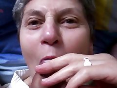 Amateur, Blowjob, Granny